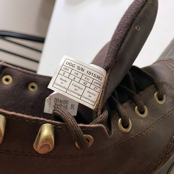 Ugg Australia Men's Rain Boot Stout Brown Yucca Waterproof 1015382 Size 9 - Picture 10 of 10